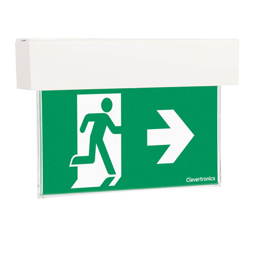 Ultrablade Pro Exit, Surface Mount, CLP, DALI Emergency, All Pictograms, Single or Double Sided